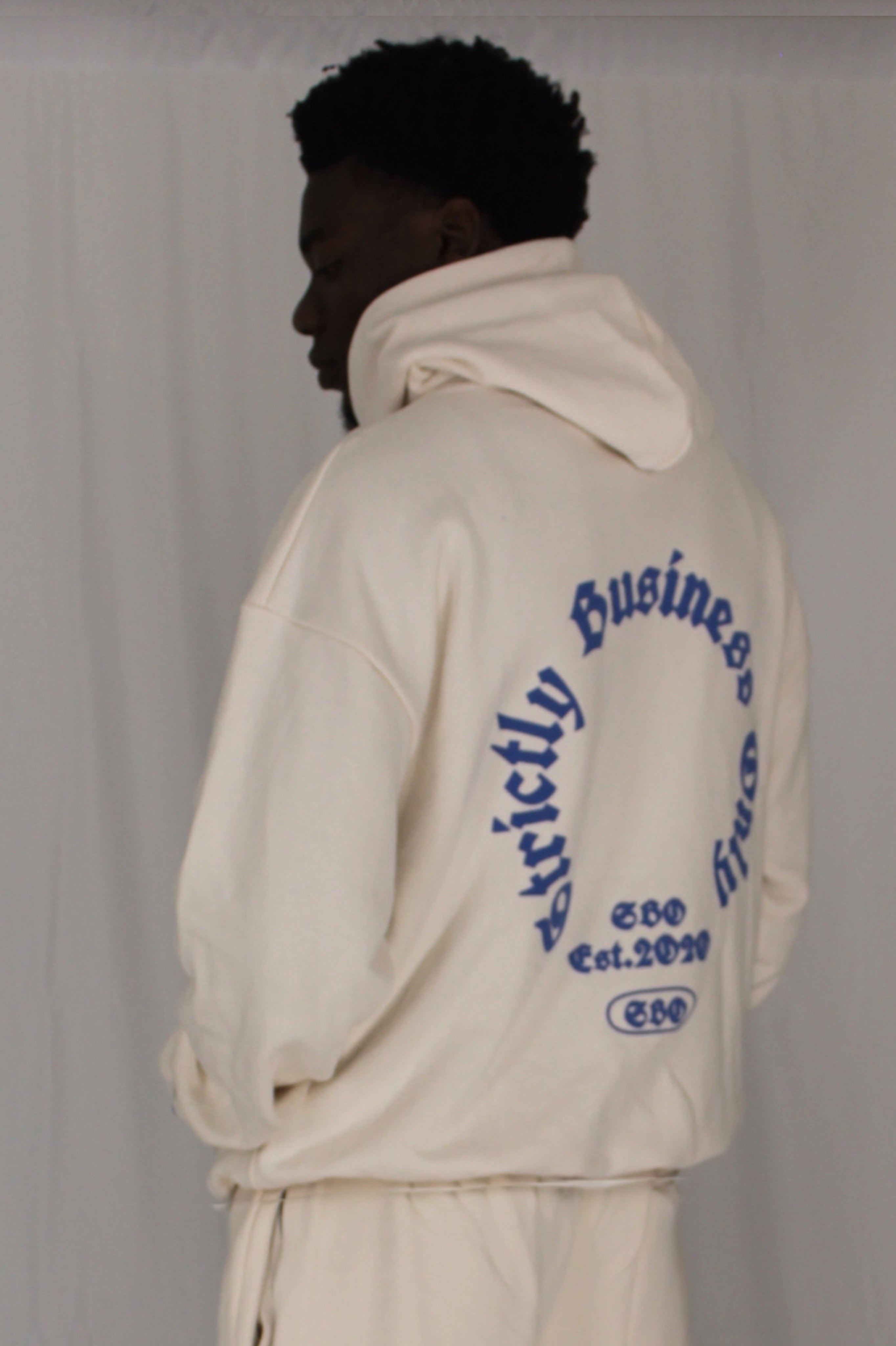 SBO LOGO HOODIE CREAM