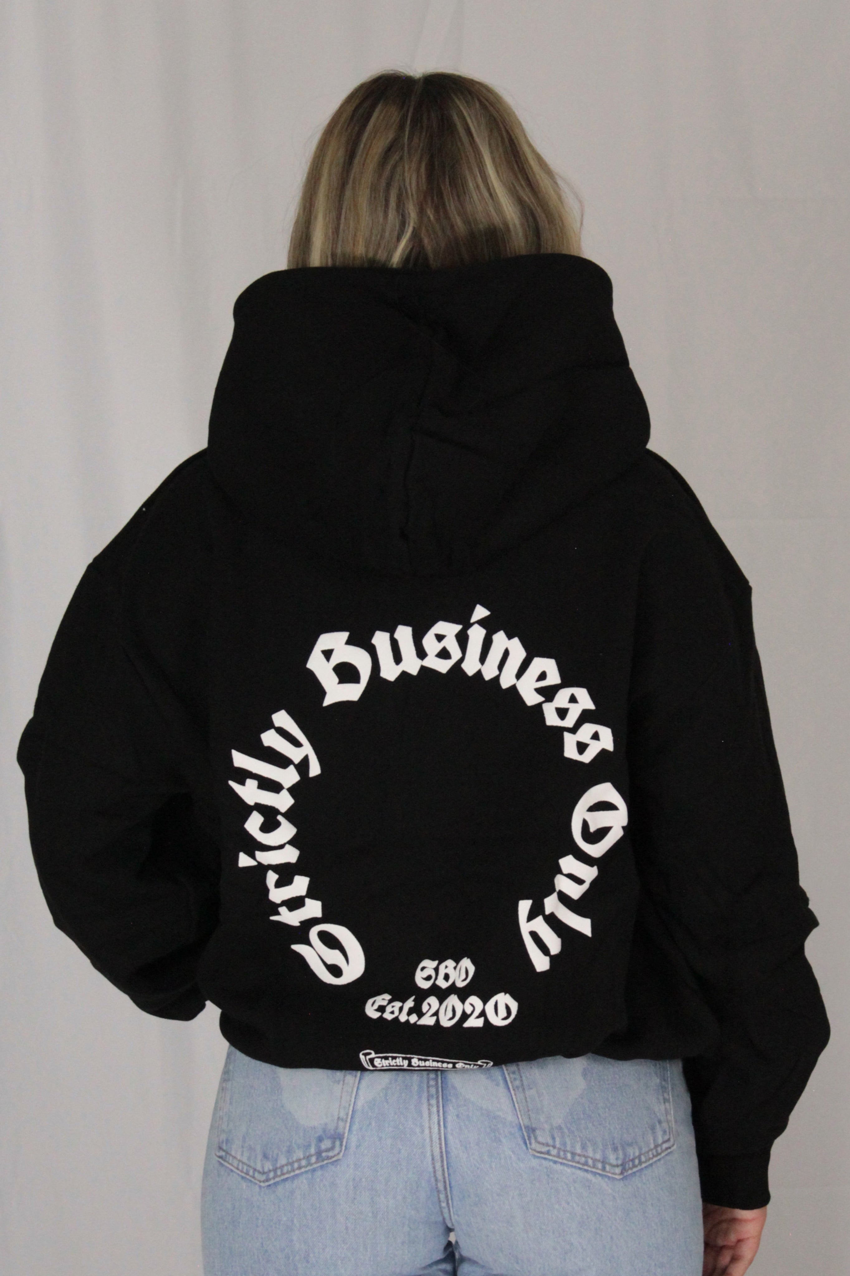 CIRCLE LOGO ZIP UP HOODIE