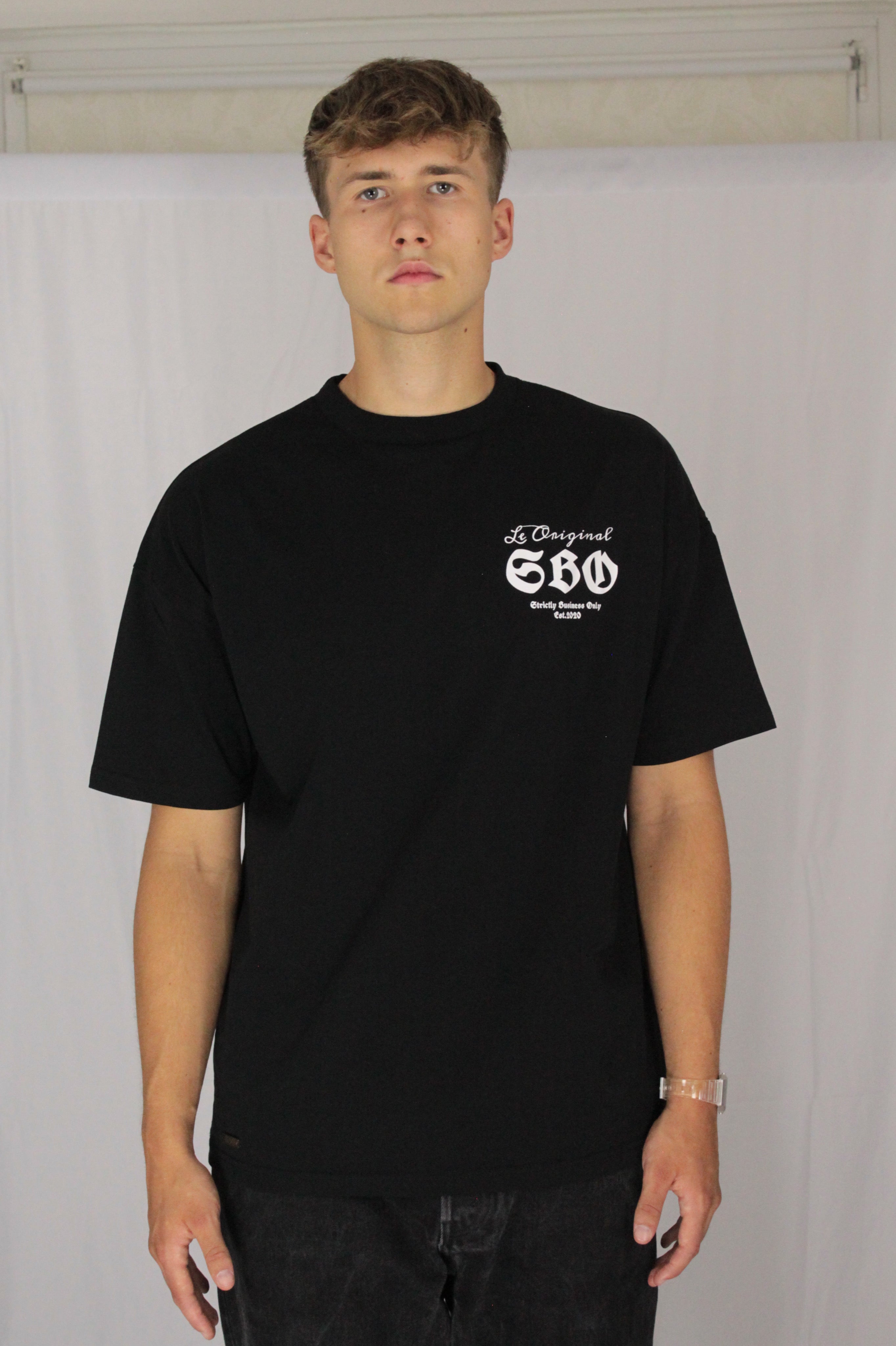 FRENCH LOGO T-SHIRT BLACK