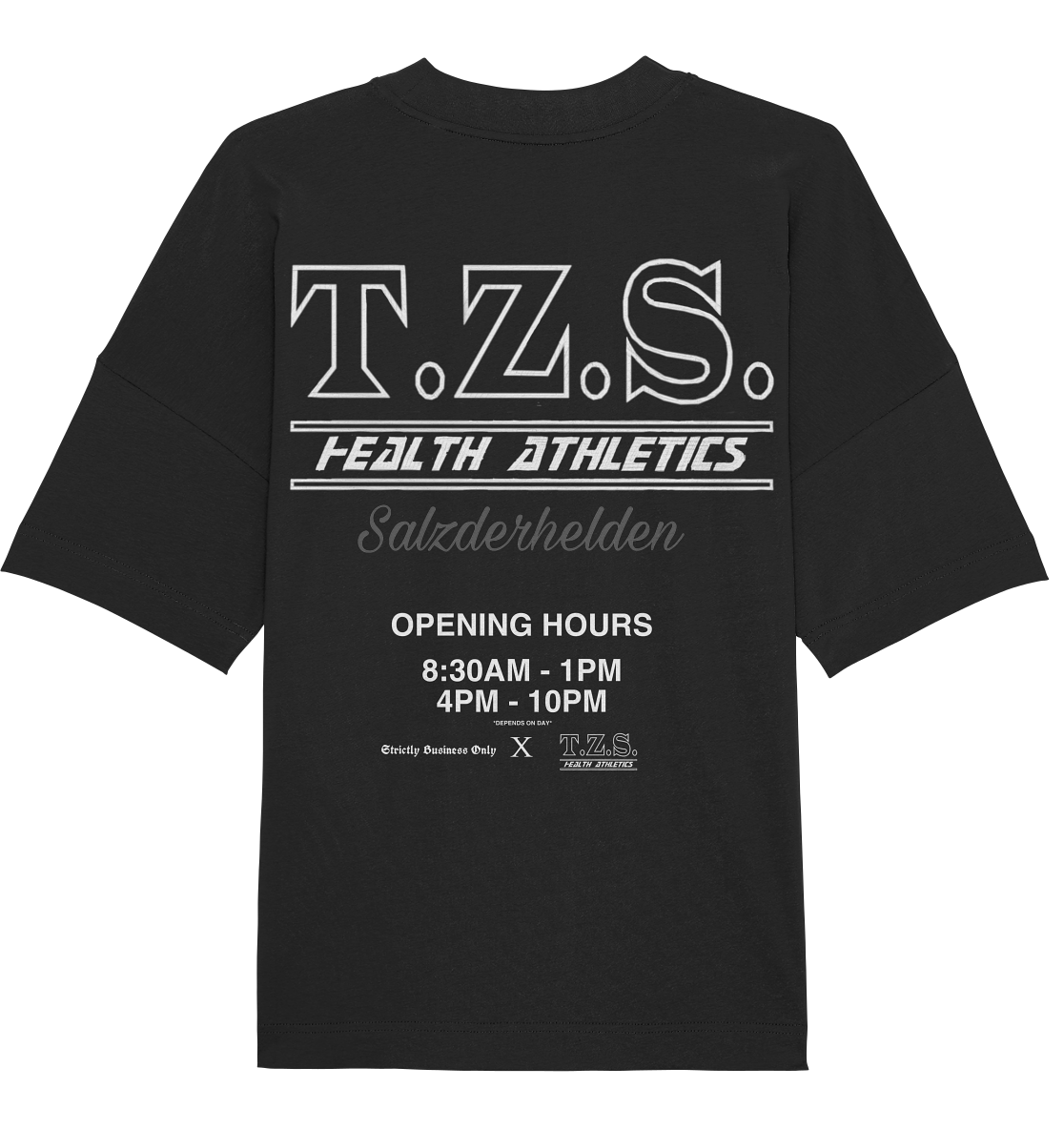 T.Z.S. OPENING HOURS OVERSIZE T-SHIRT