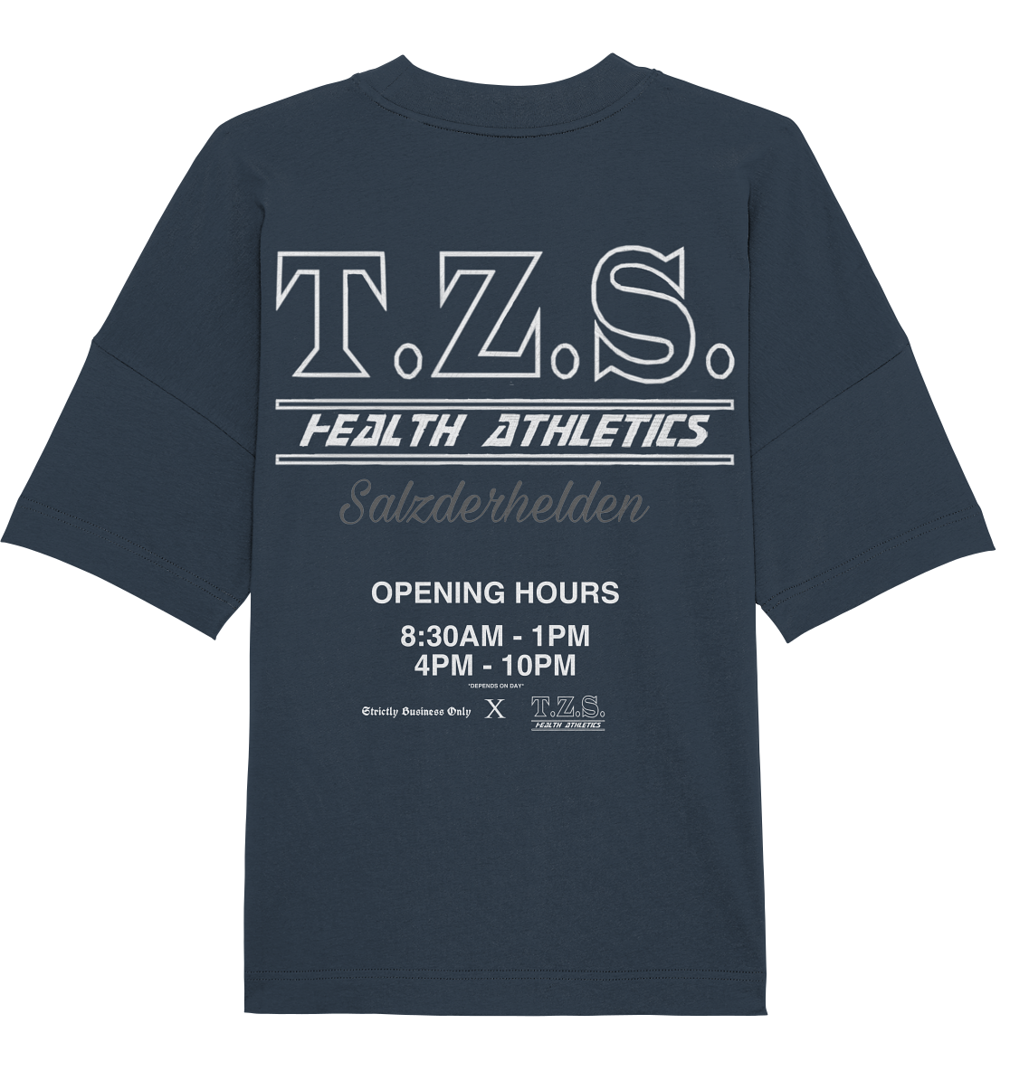 T.Z.S. OPENING HOURS OVERSIZE T-SHIRT