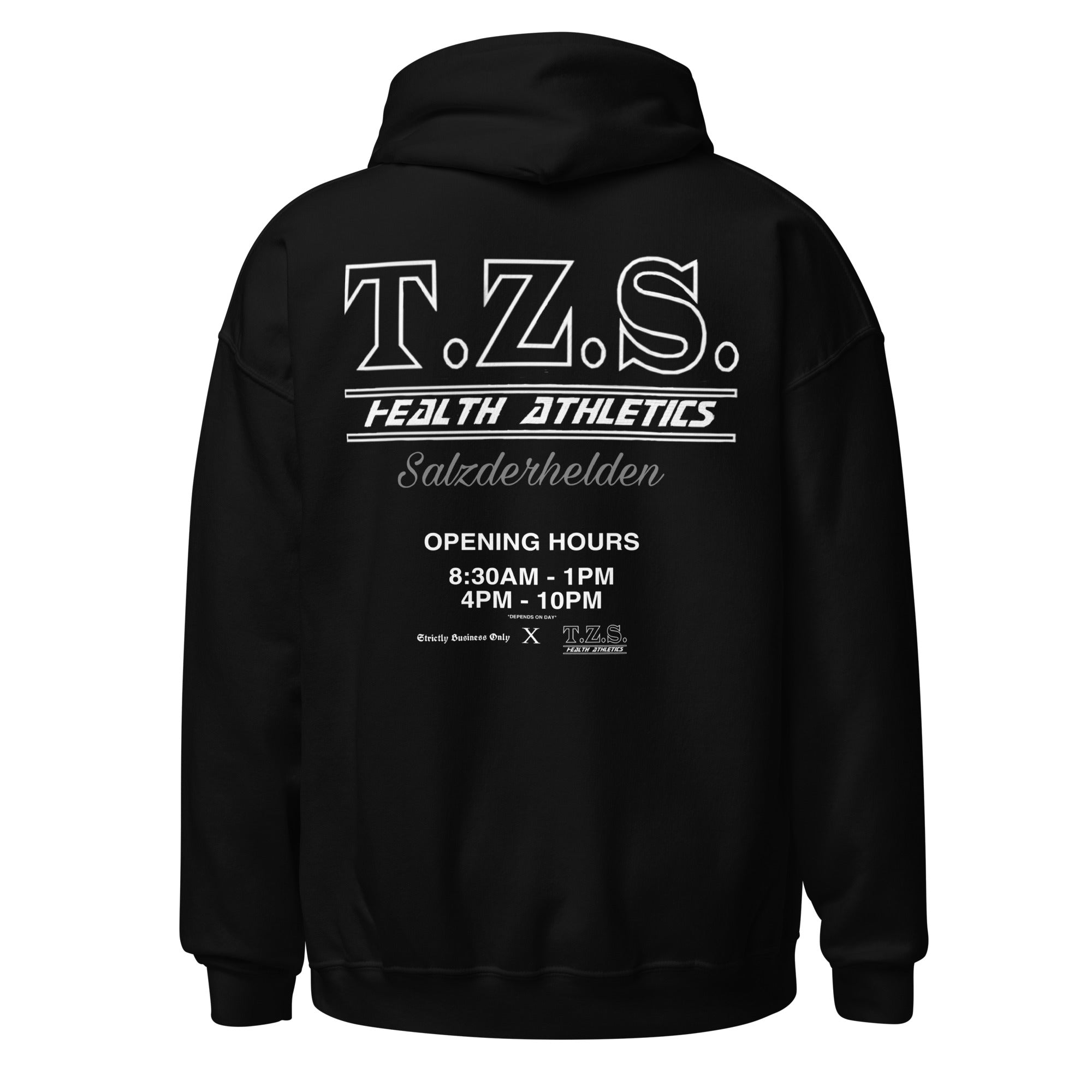 T.Z.S. OPENING HOURS HOODIE