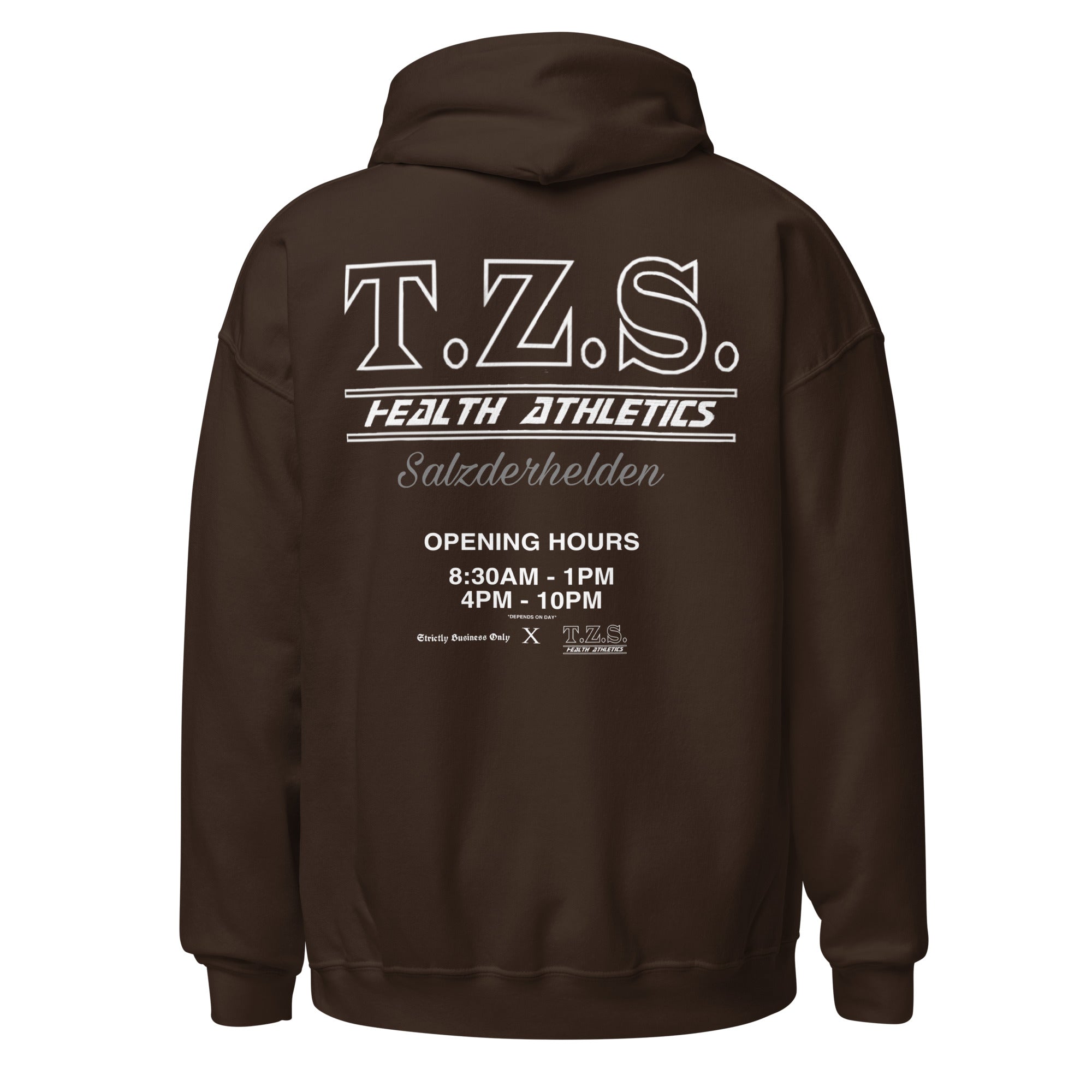 T.Z.S. OPENING HOURS HOODIE