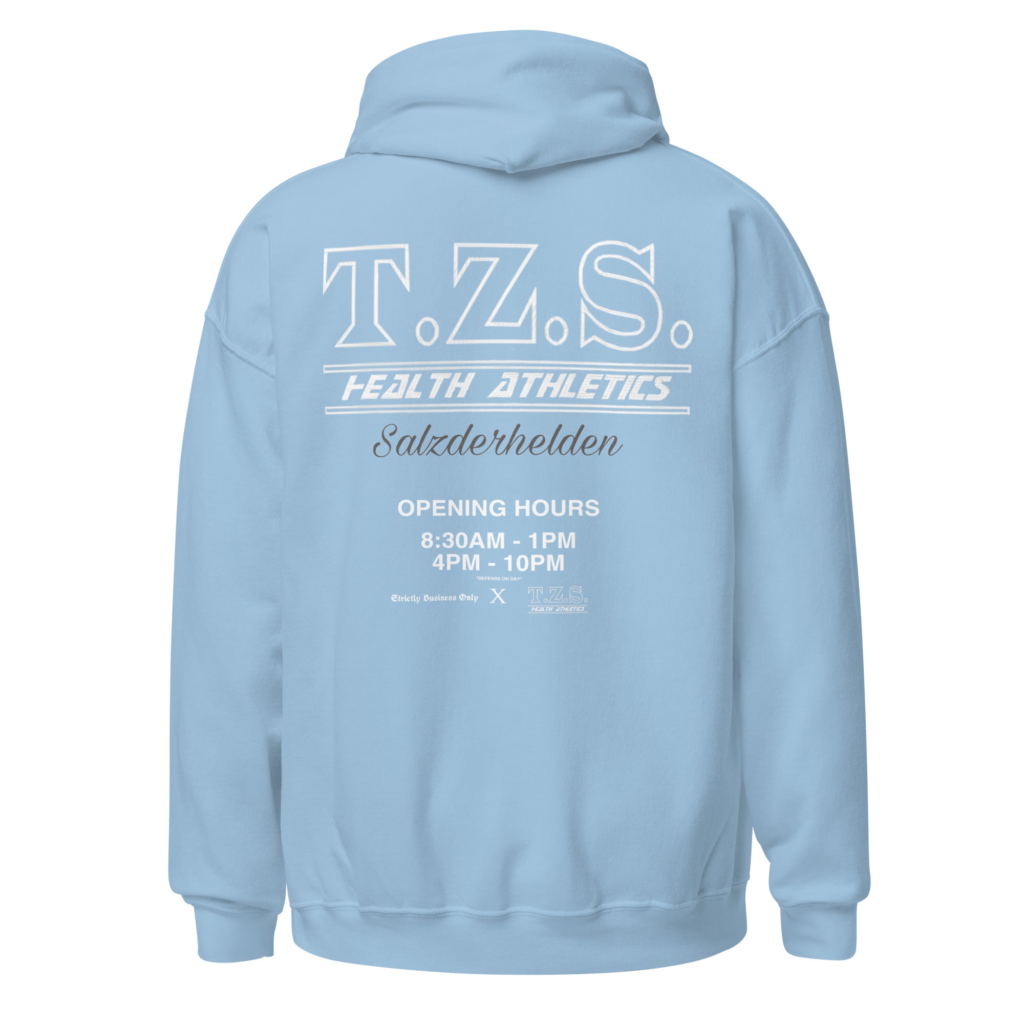 T.Z.S. OPENING HOURS HOODIE