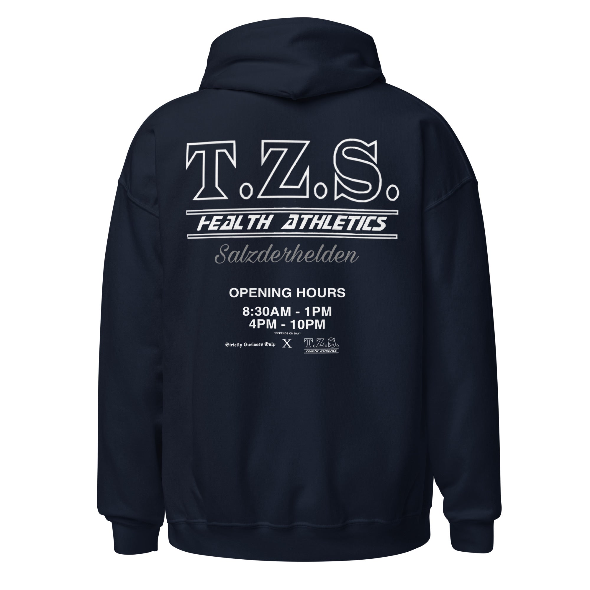 T.Z.S. OPENING HOURS HOODIE