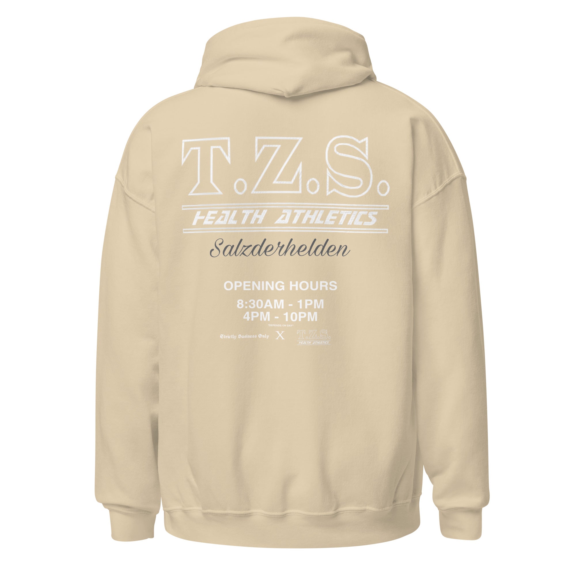 T.Z.S. OPENING HOURS HOODIE