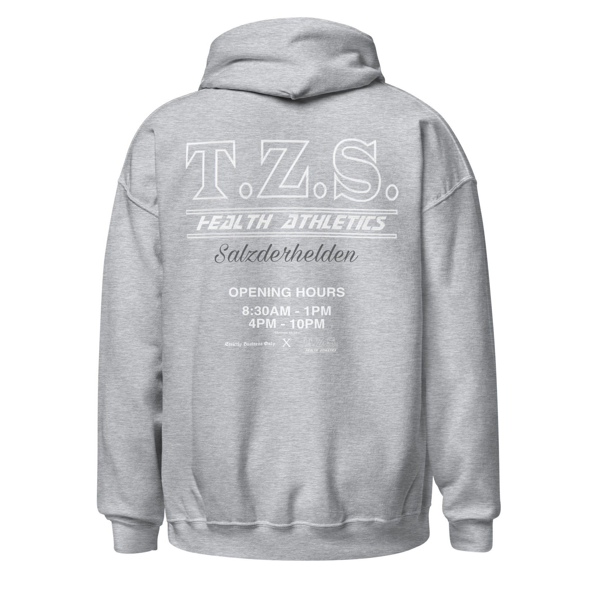 T.Z.S. OPENING HOURS HOODIE