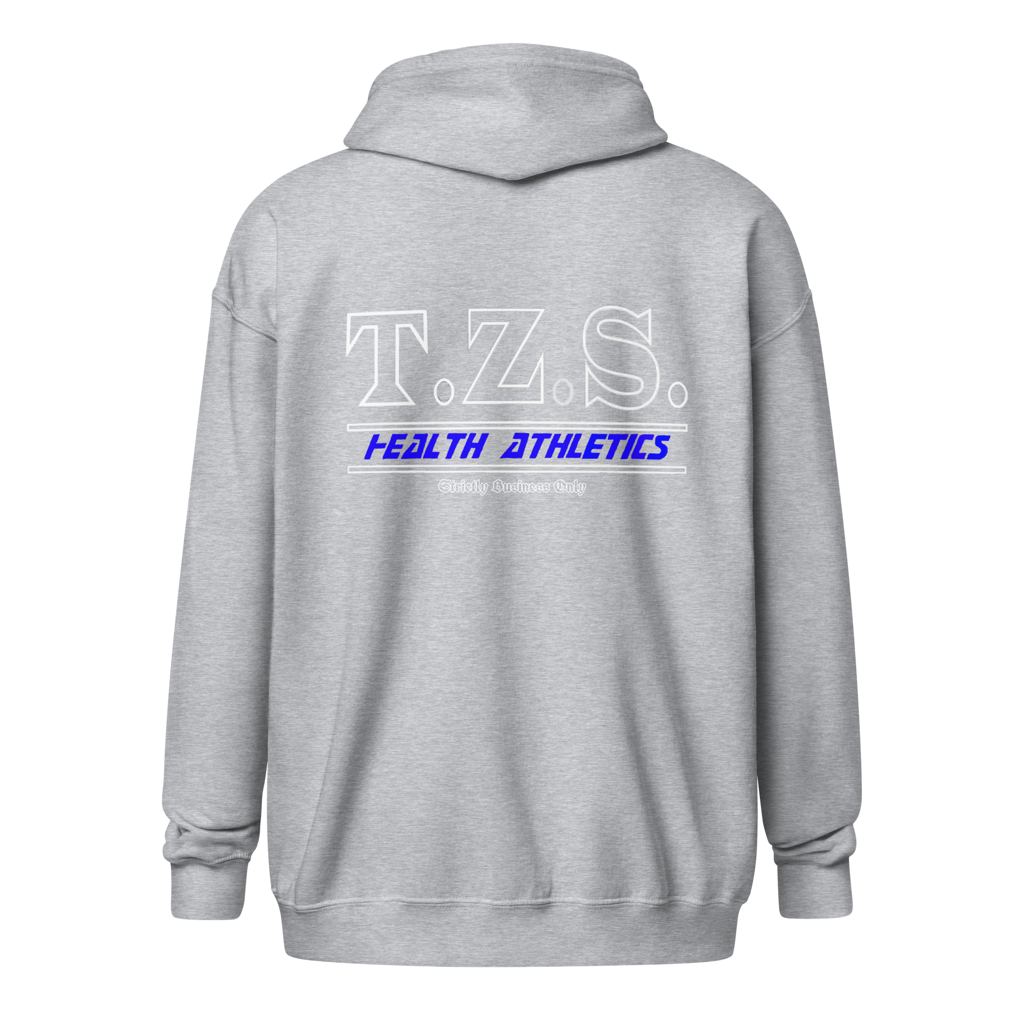 T.Z.S. ZIP HOODIE GREY