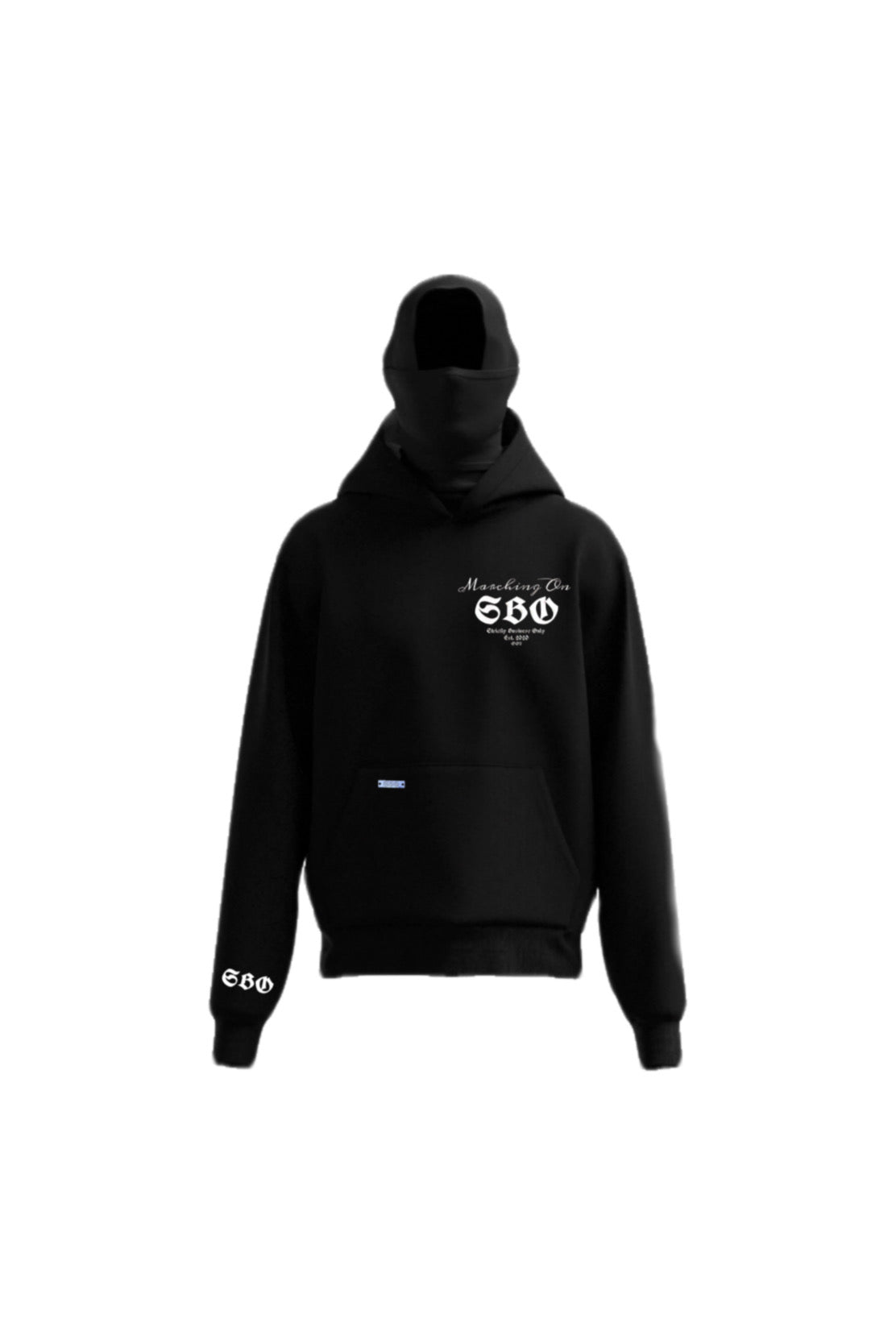 MARCHING ON BLACK HOODIE